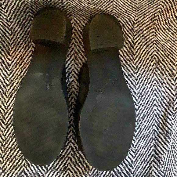 Suede Black Sandals - Picture 4 of 6